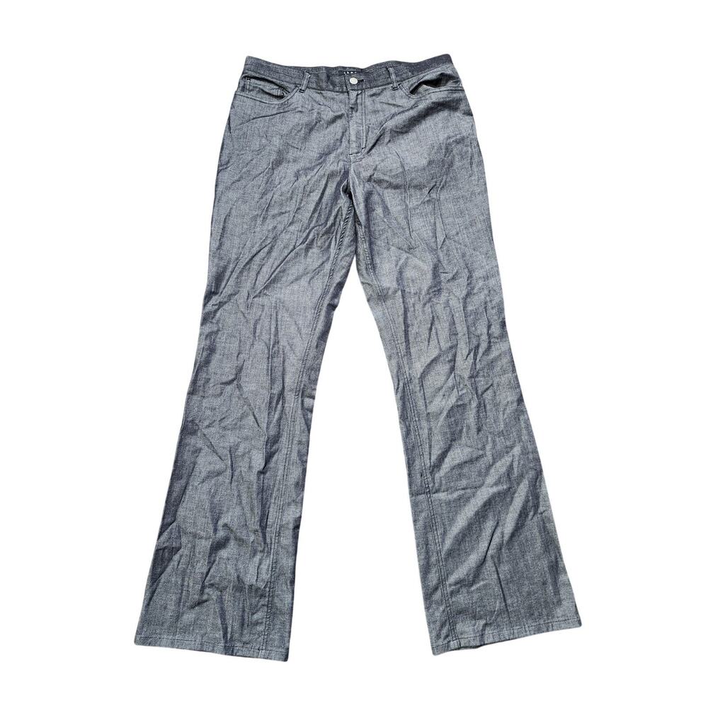 Theory Men's‎ Dress Pants Size 38 x 34 Gray Wool Blend Career